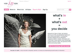 Fab Site: VoteInStyle.com 